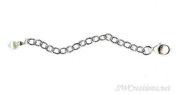 Boulete Ball Fancy Silver Jewelry Necklace Extender