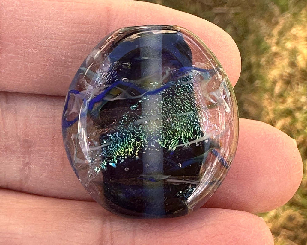 blue dichroic bead