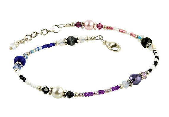 All Jazzed Up Sensations Beaded Anklet - SWCreations
