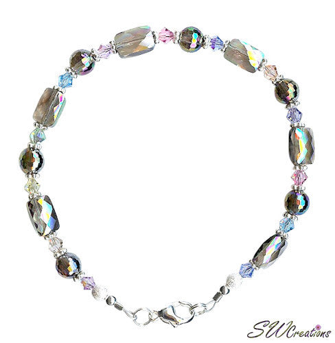 Enchanting Multicolored Crystal Gemstone Beaded Bracelets - SWCreations
