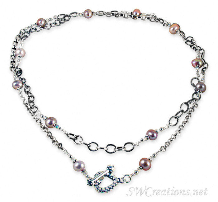 Chain of Circumstance Pearl Twist Necklace - SWCreations
