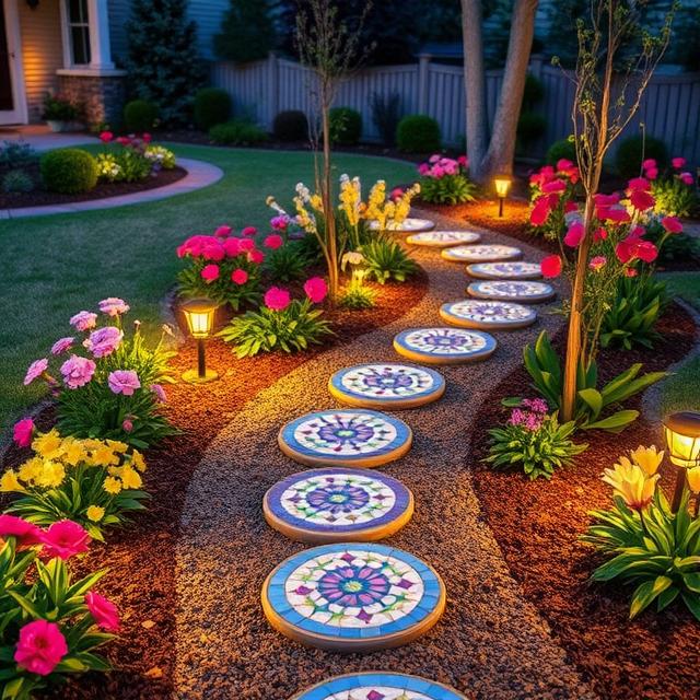 creative gardening ideas with solar lights