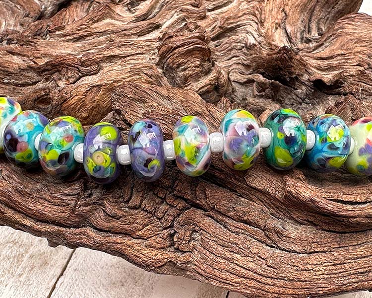 Enchanted Frit Lampwork Beads