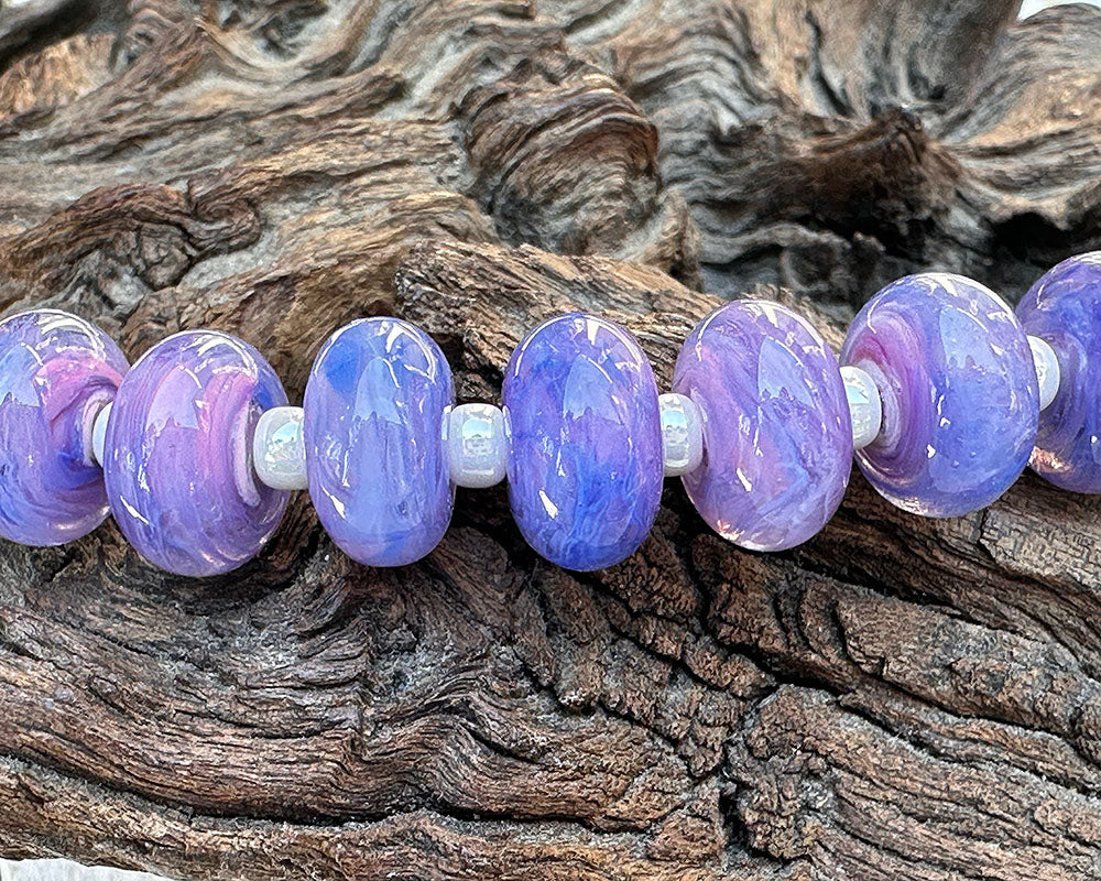 The Enchanting Allure of Purple & Pink Lampwork Beads