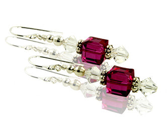 swarovski crystal earrings