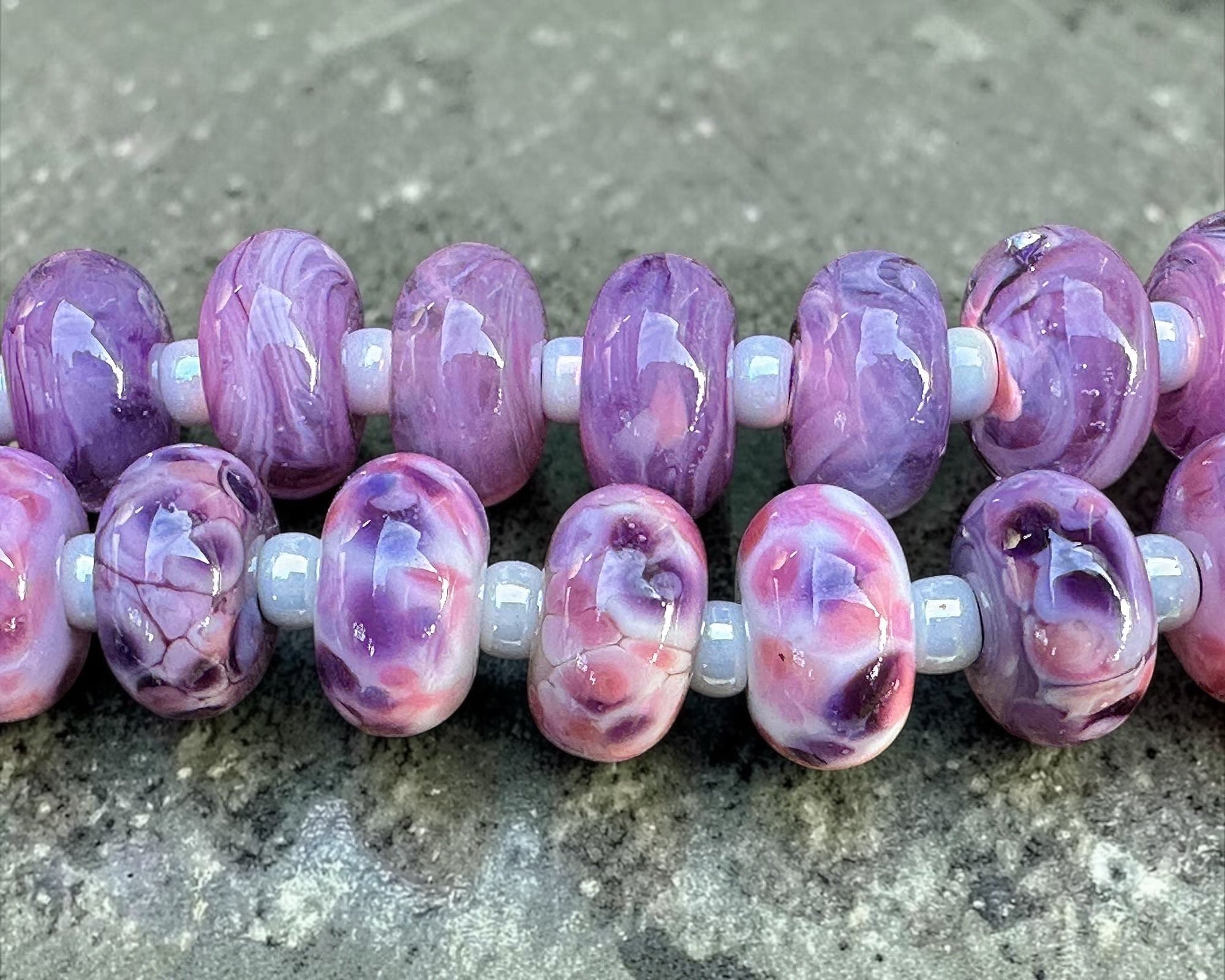 Wild Orchid Glass Frit Blend | Pink & Purple 96 COE Glass