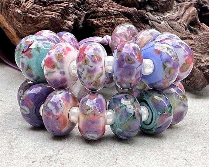 Whisper Frit Lampwork Beads