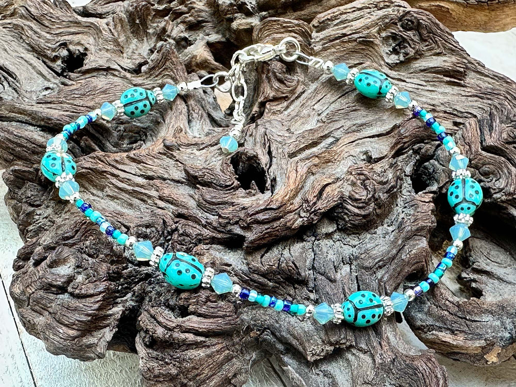 ladybug anklet