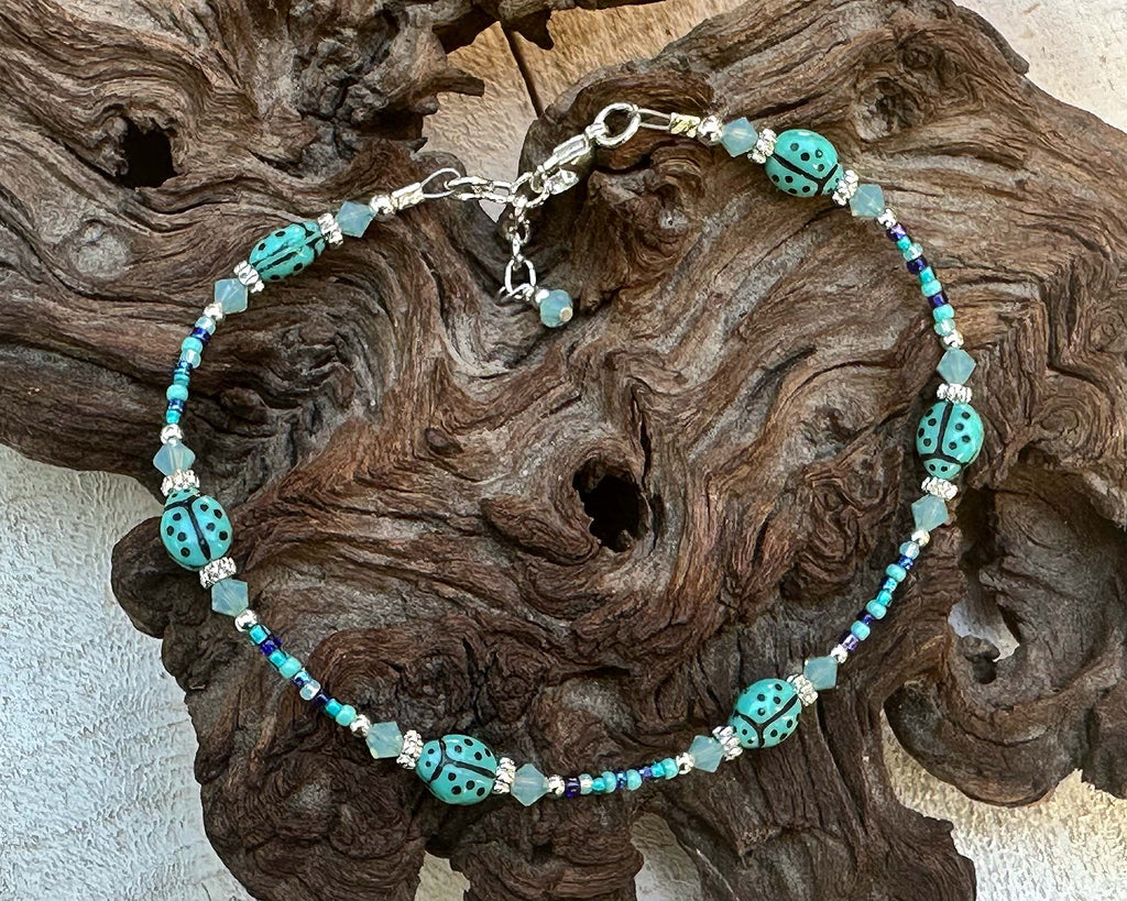 ladybug anklet