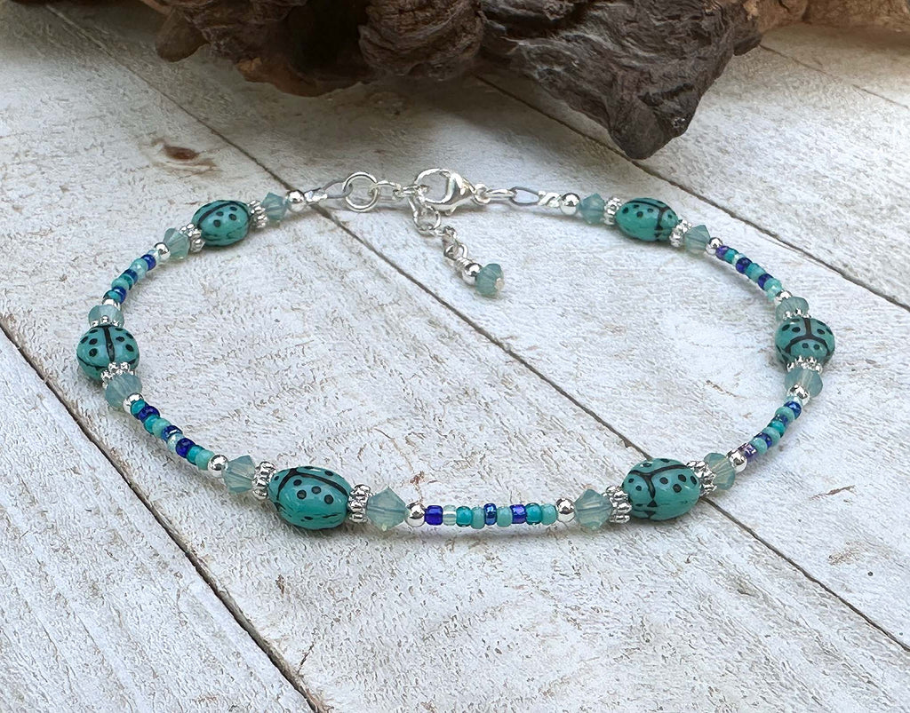 ladybug anklet