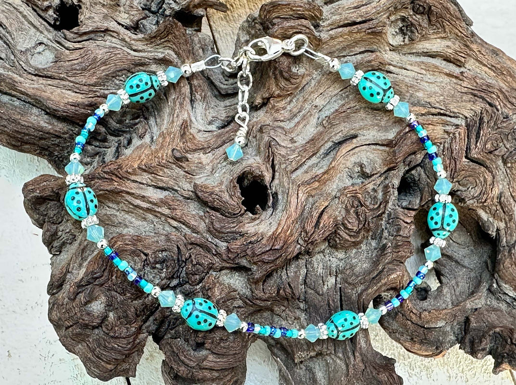 ladybug anklet