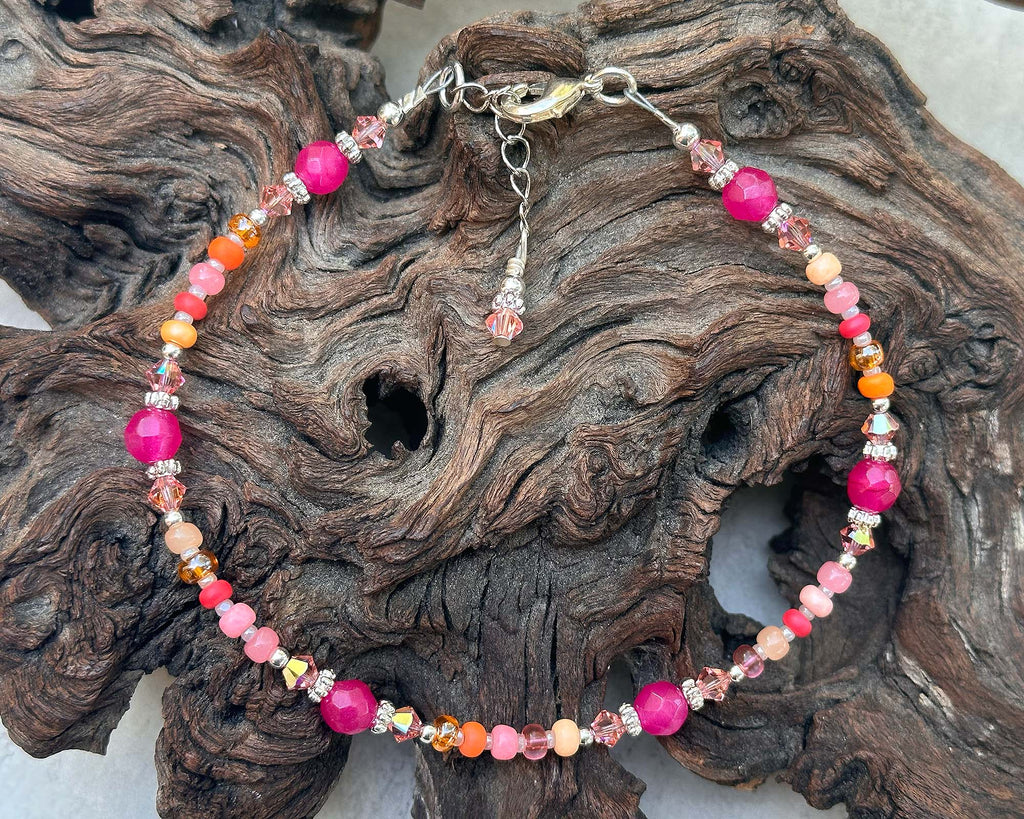 pink anklet