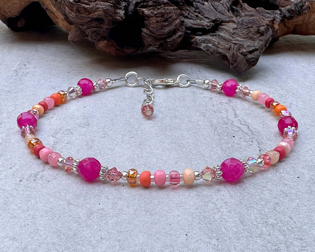 pink anklet