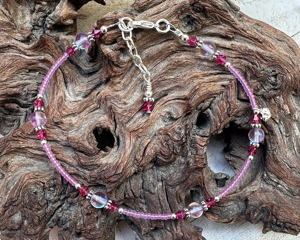 purple anklets