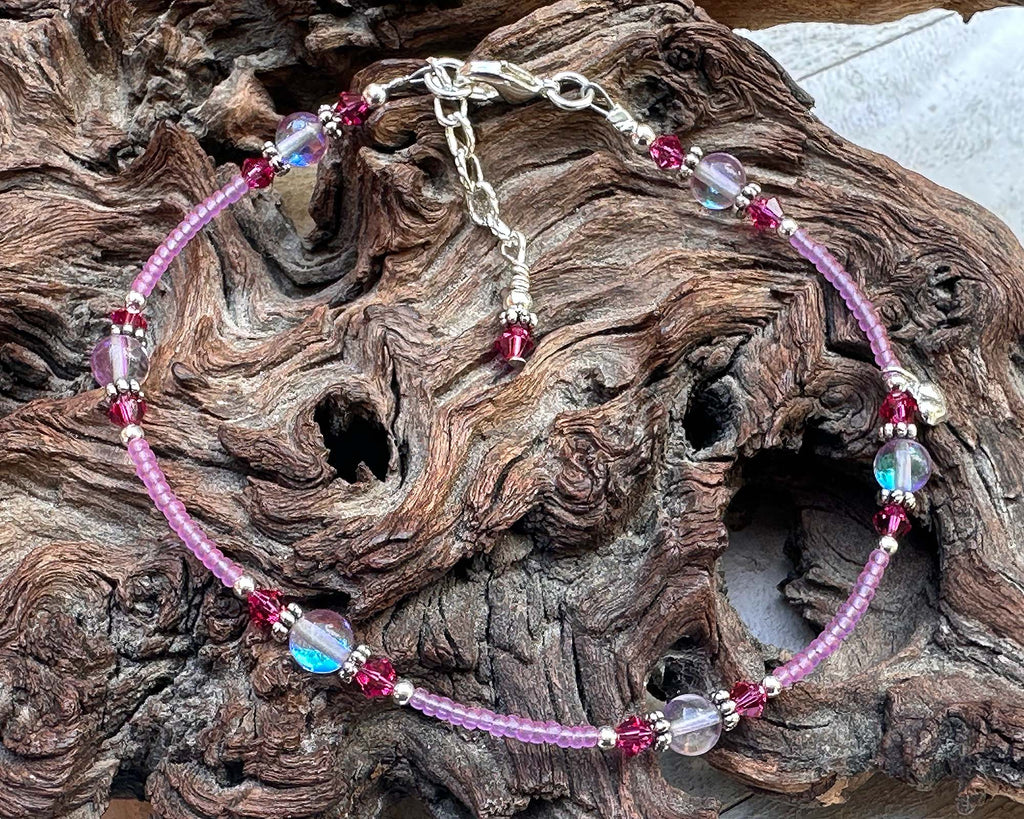 purple anklets