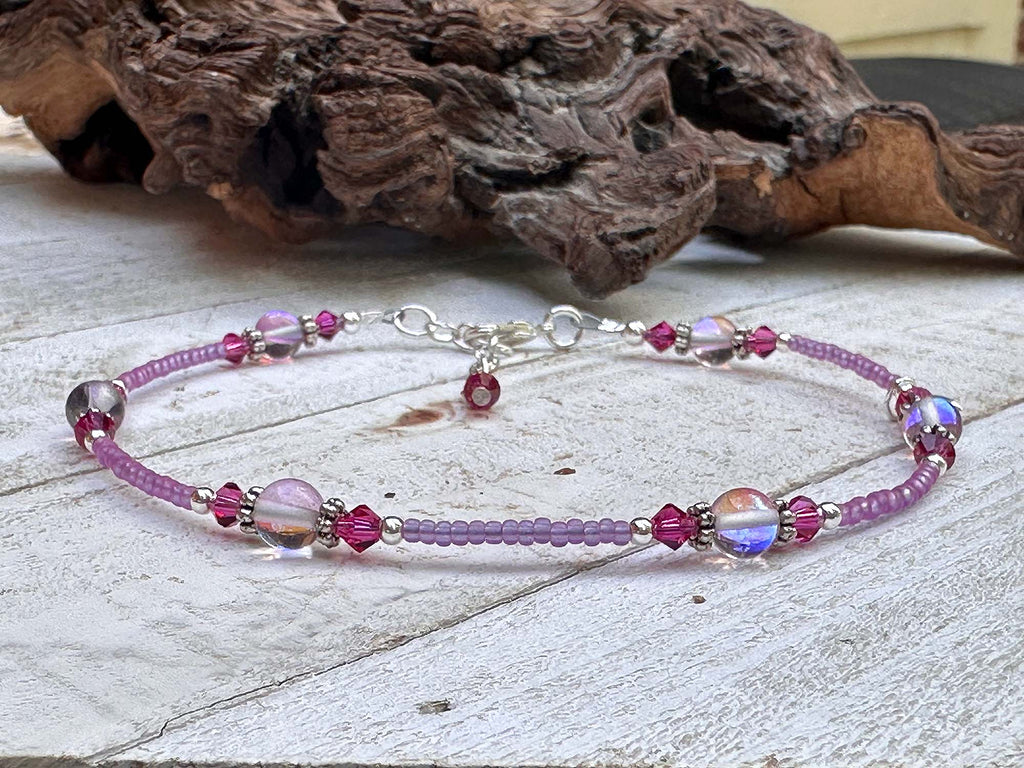 purple anklets