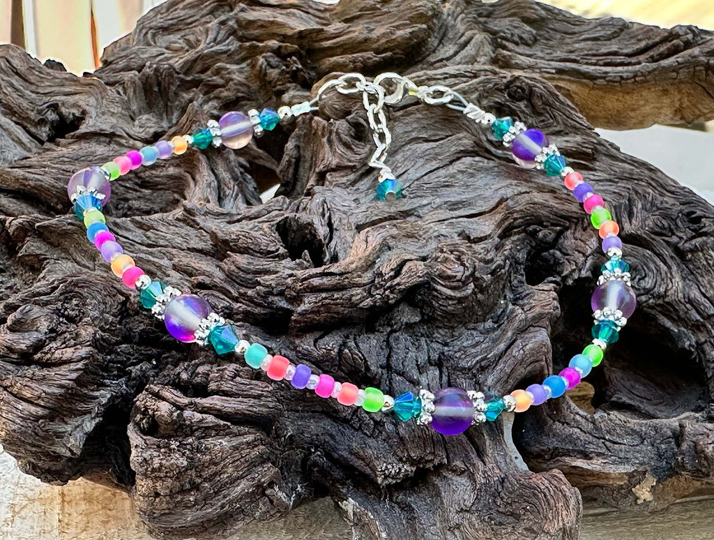 neon anklet bracelet