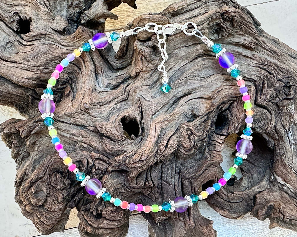 neon anklet bracelet