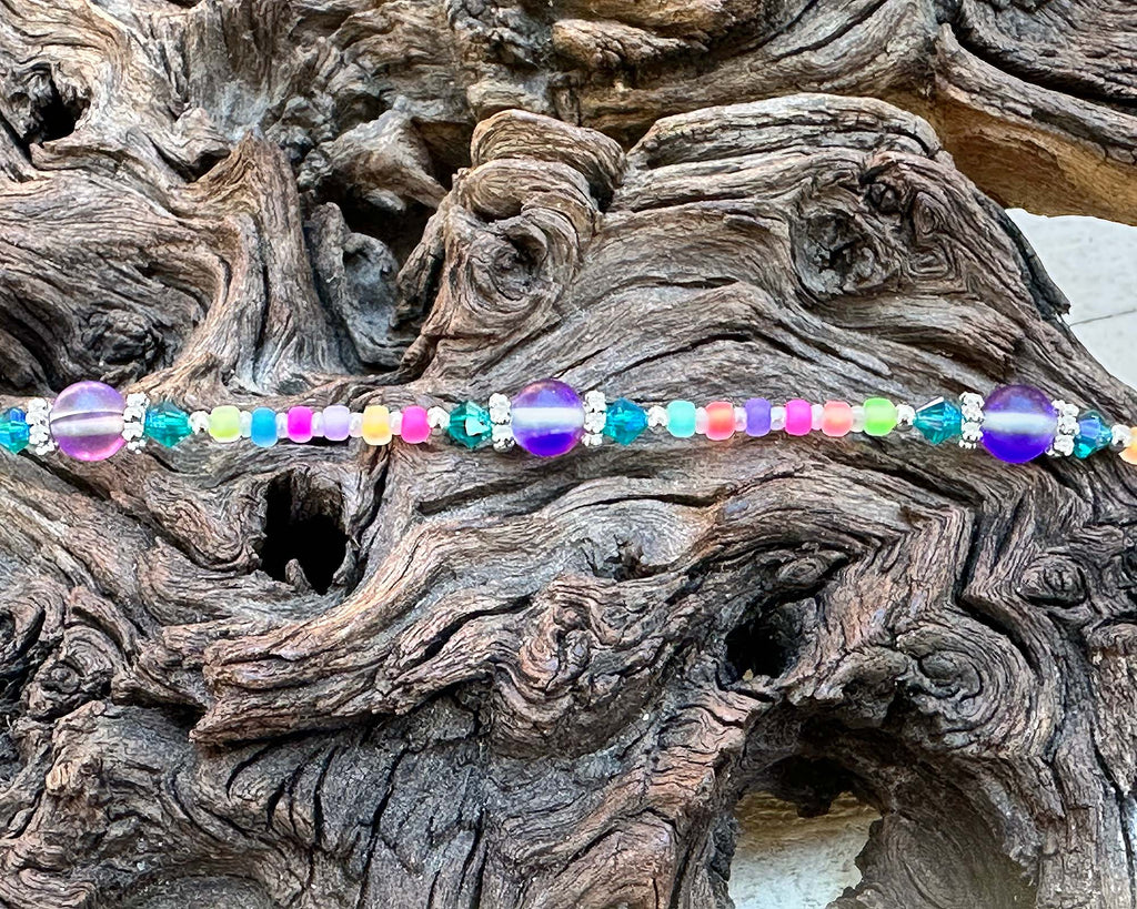 neon anklet bracelet