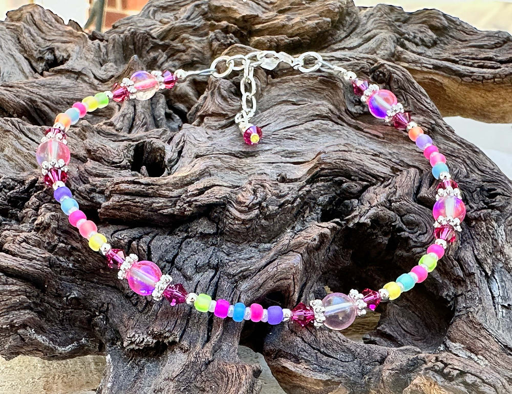 neon anklet bracelets