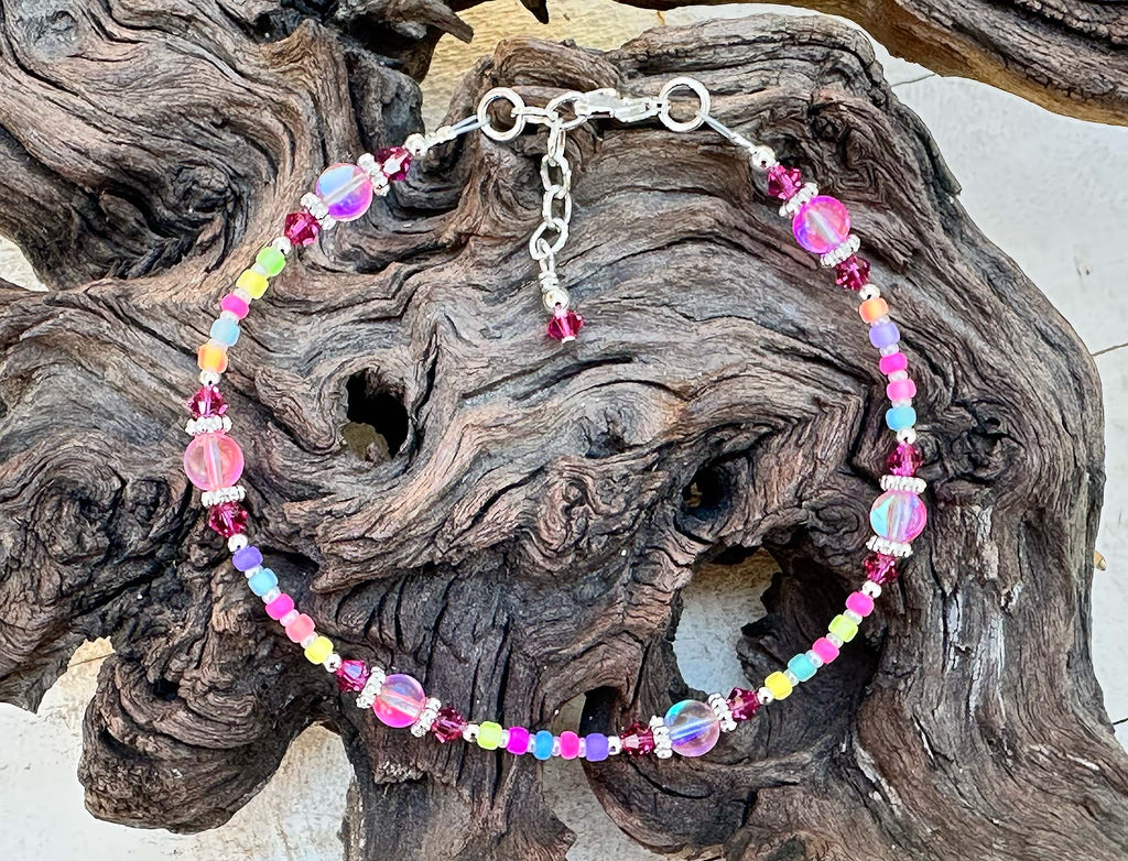 neon anklet bracelets