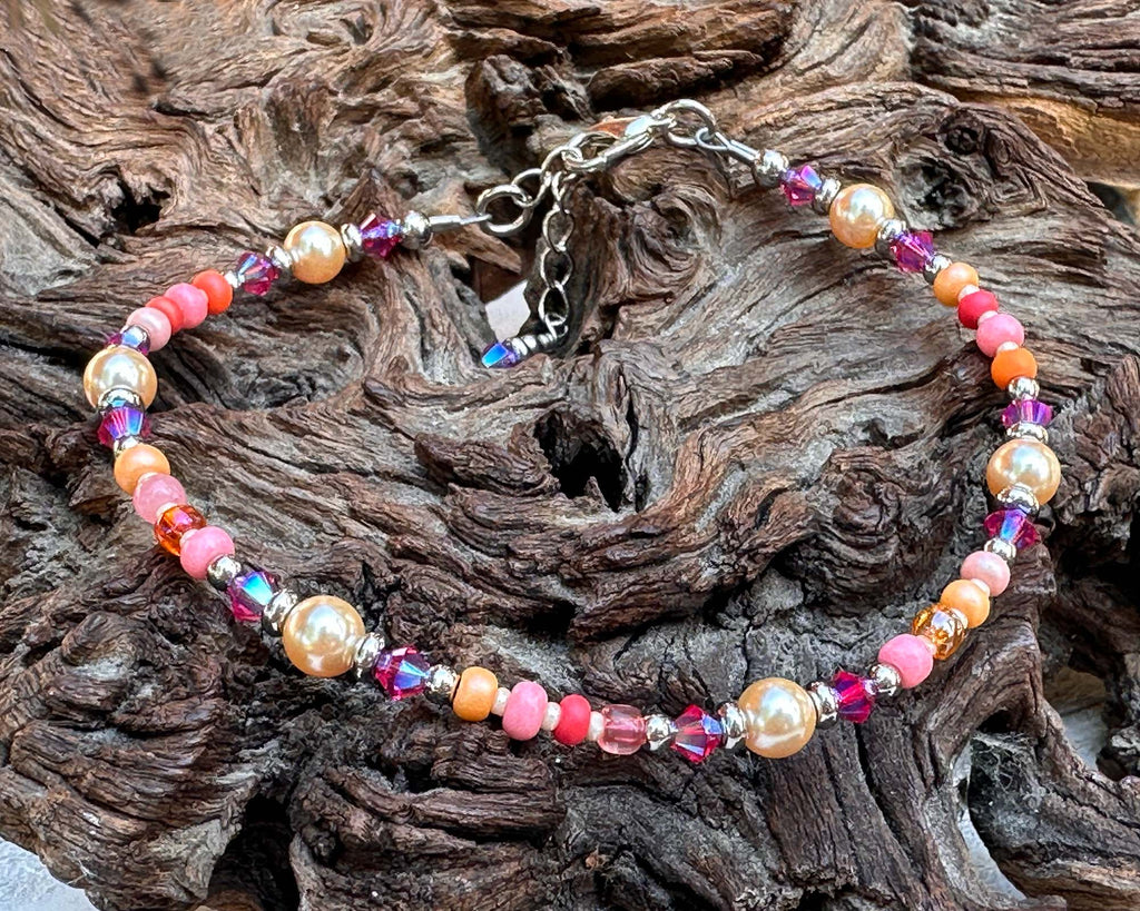 pink anklet