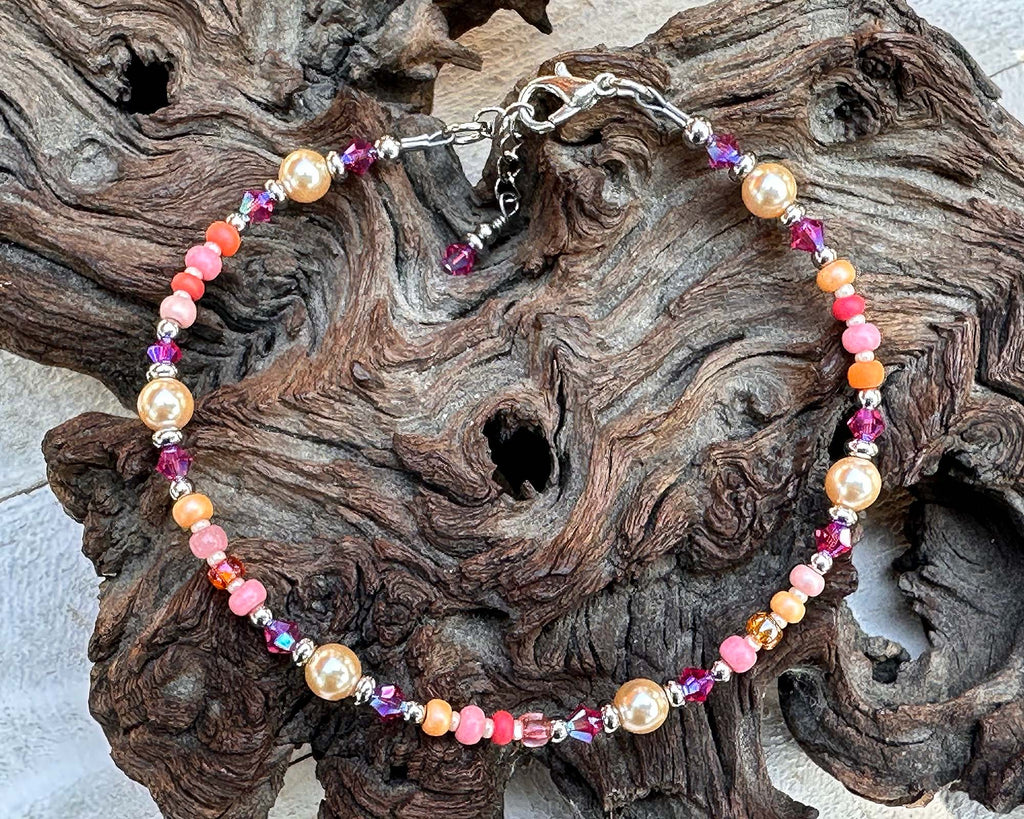 pink anklet