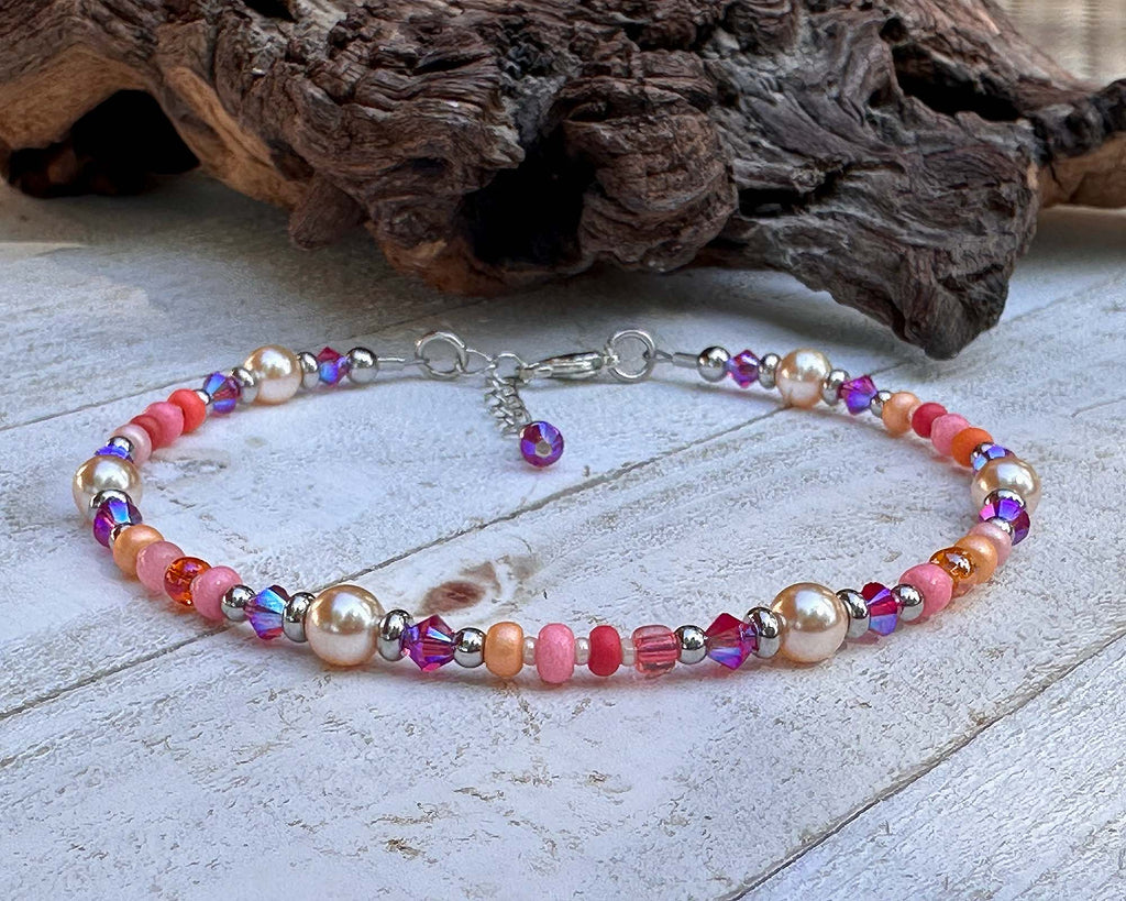 pink anklet