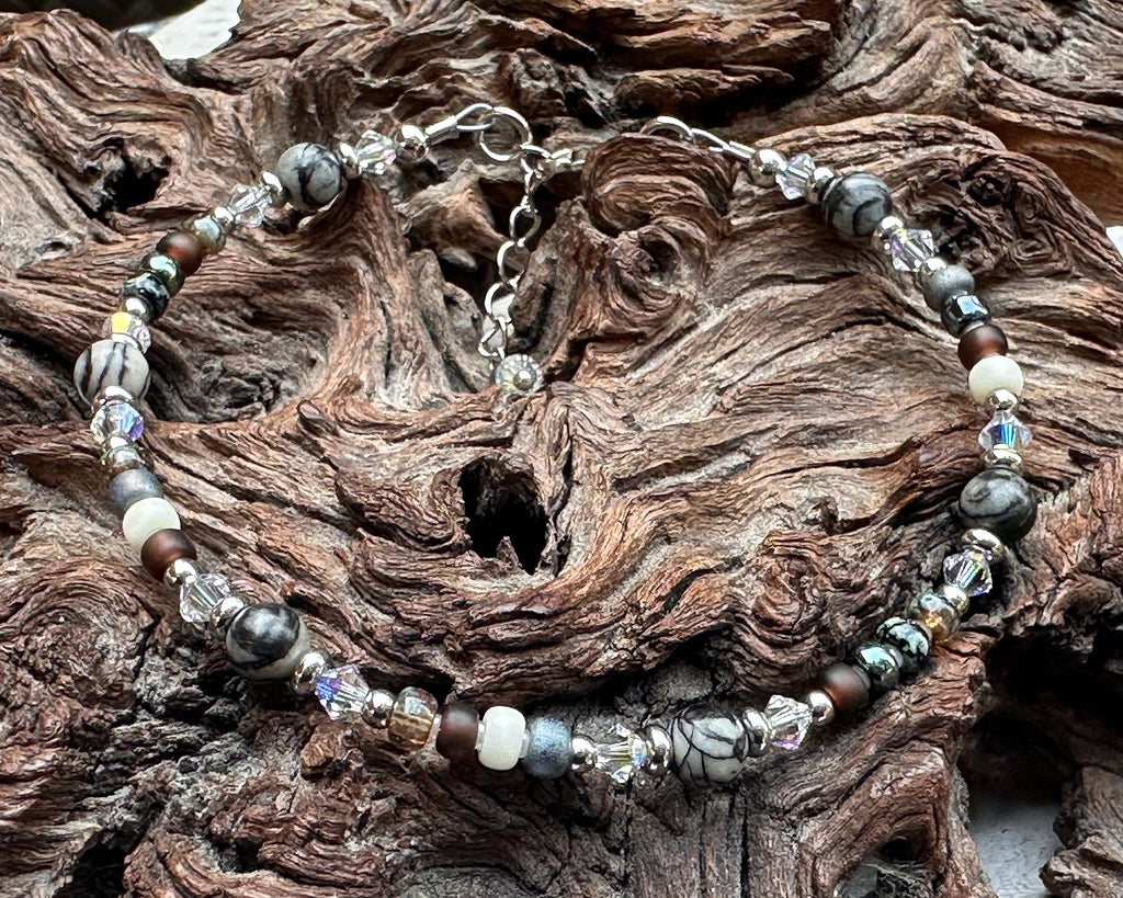 gemstone anklets