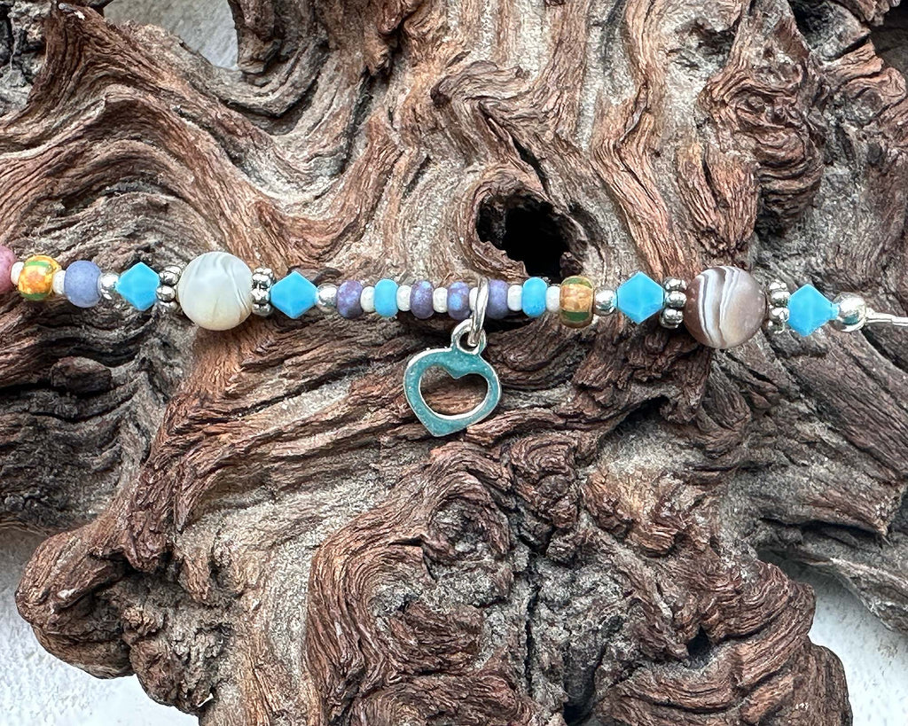 turquoise anklets