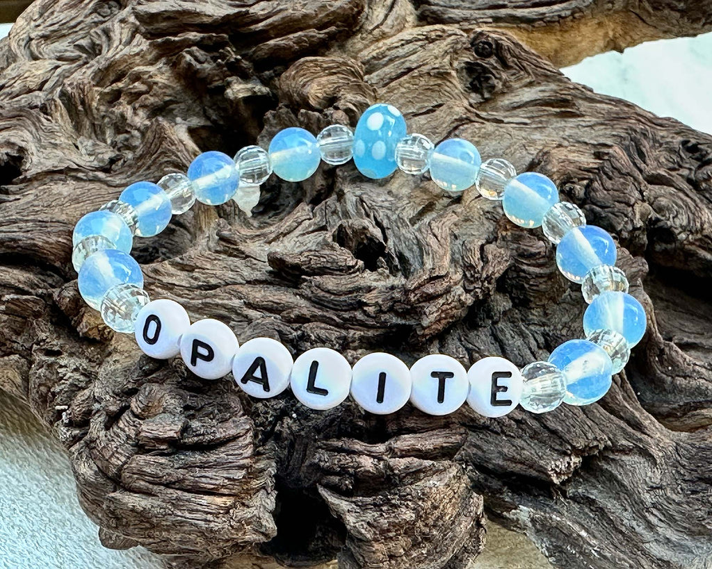 opaline gemstone bracelet