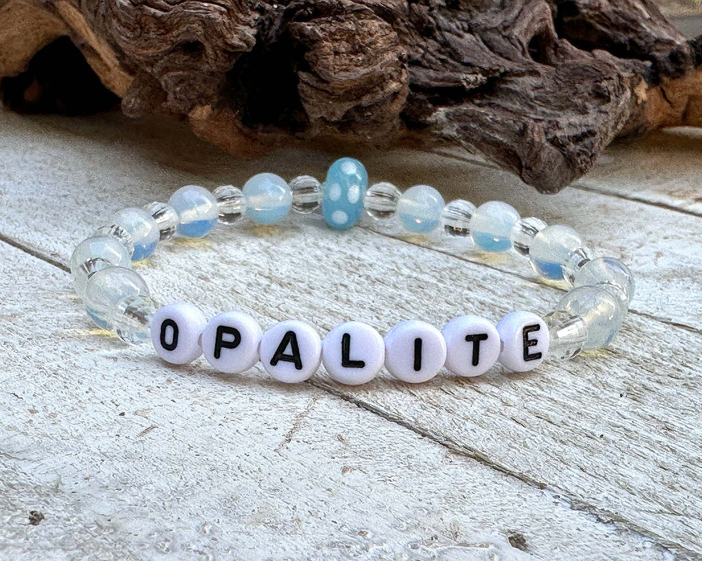 opaline gemstone bracelet