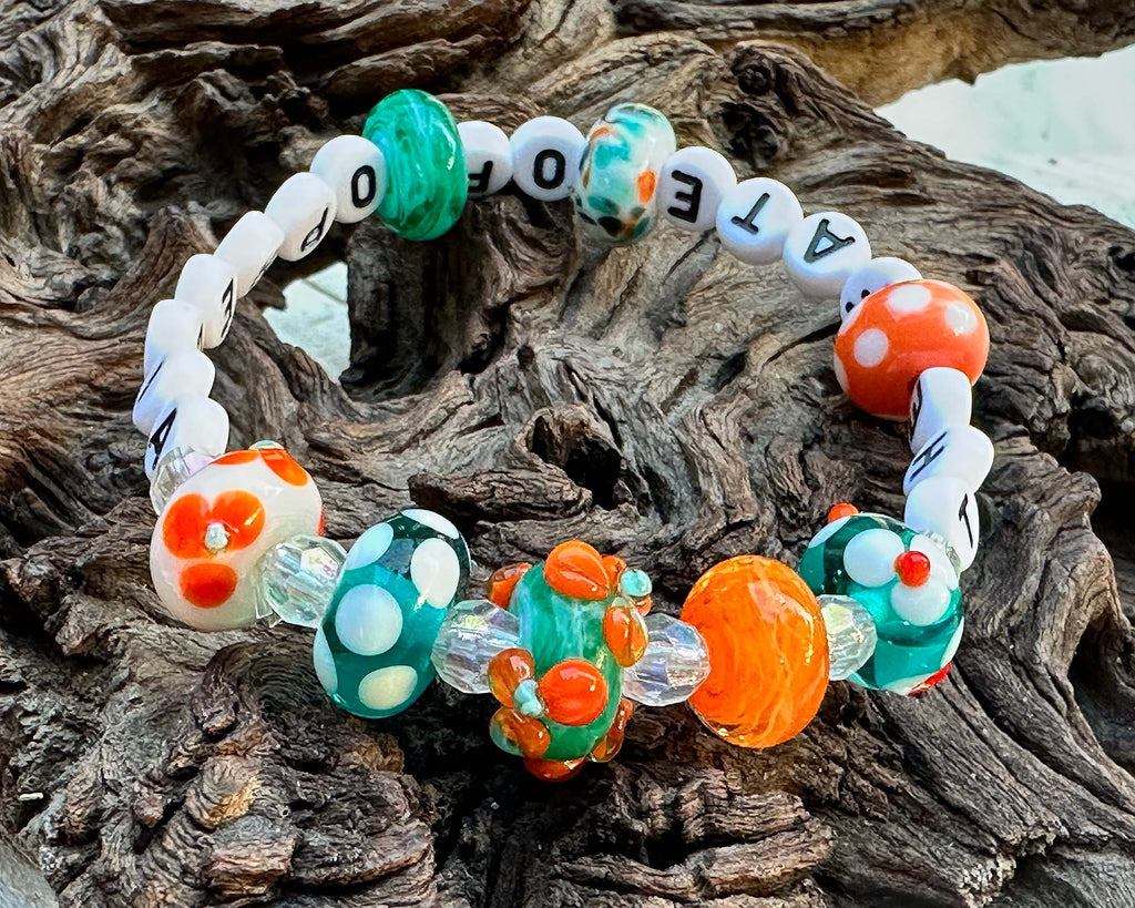 lampwork bracelet