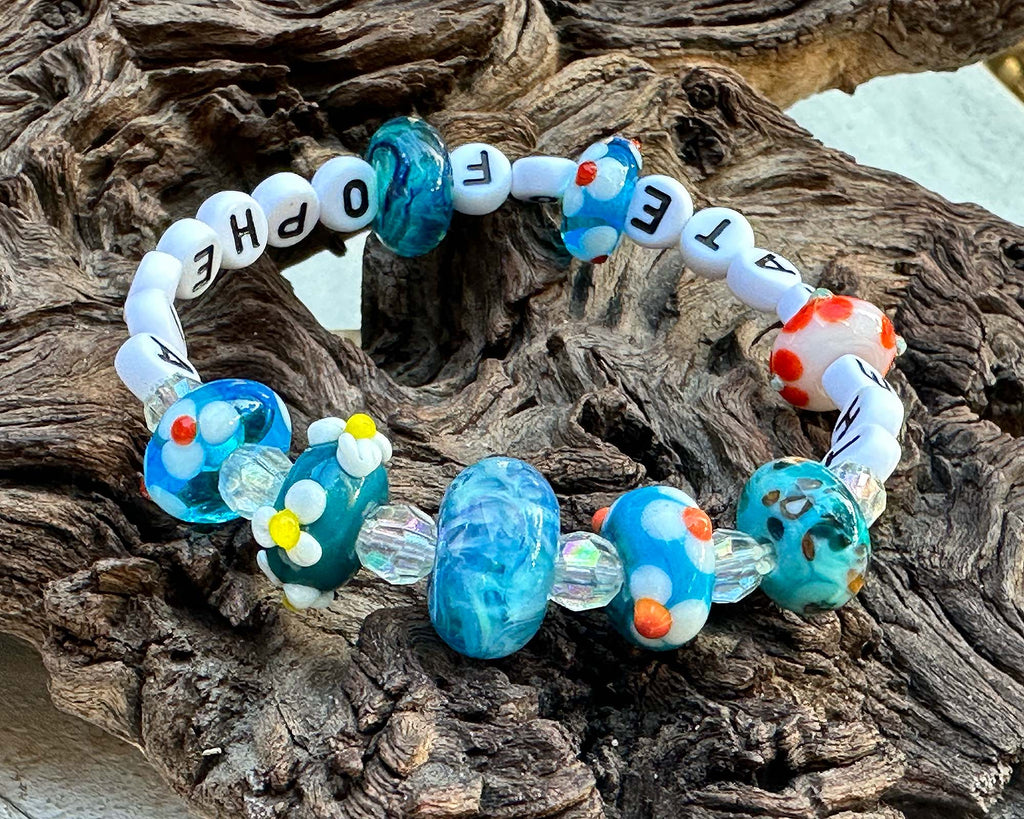 lampwork bracelet