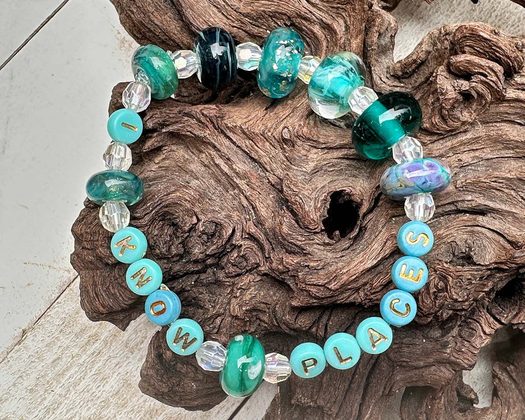 teal artisan bracelet