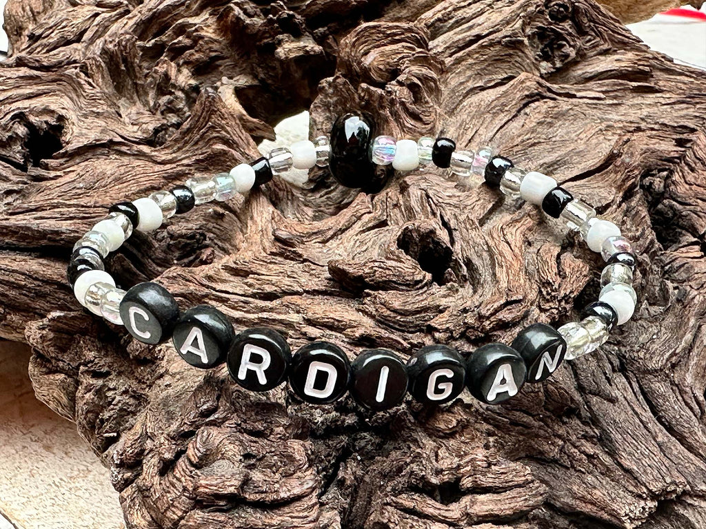 black and white bracelet