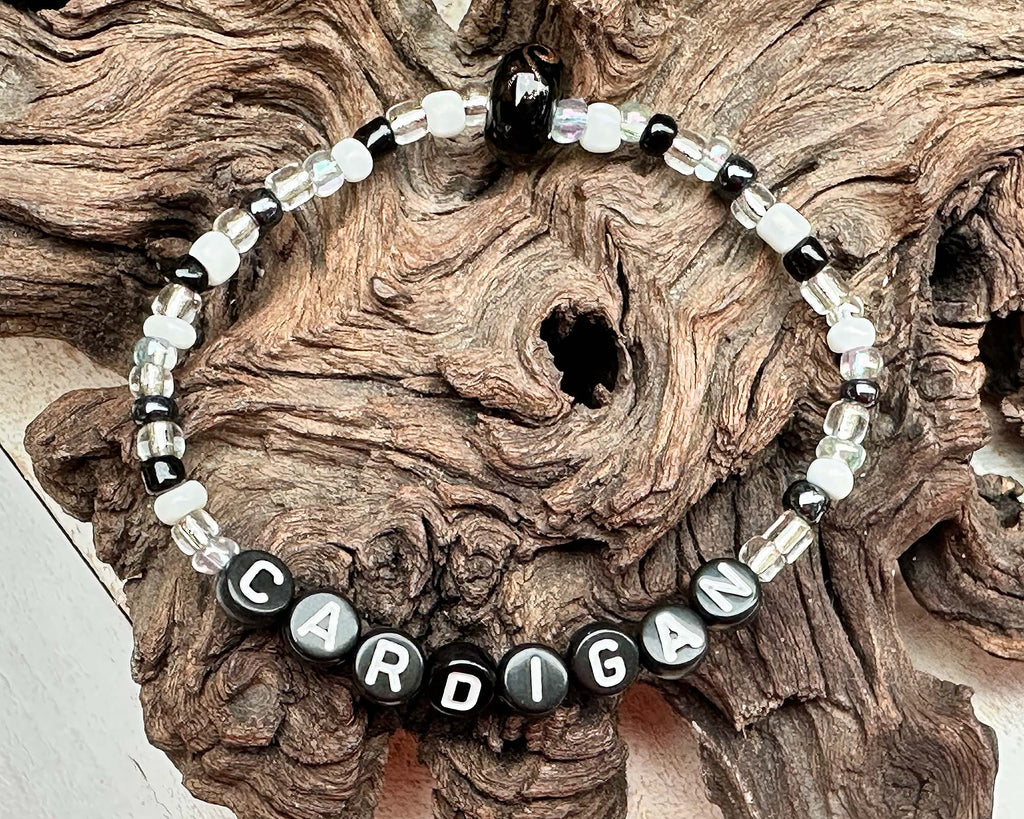 black and white bracelet