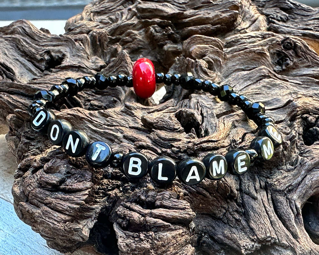 black lampwork beads