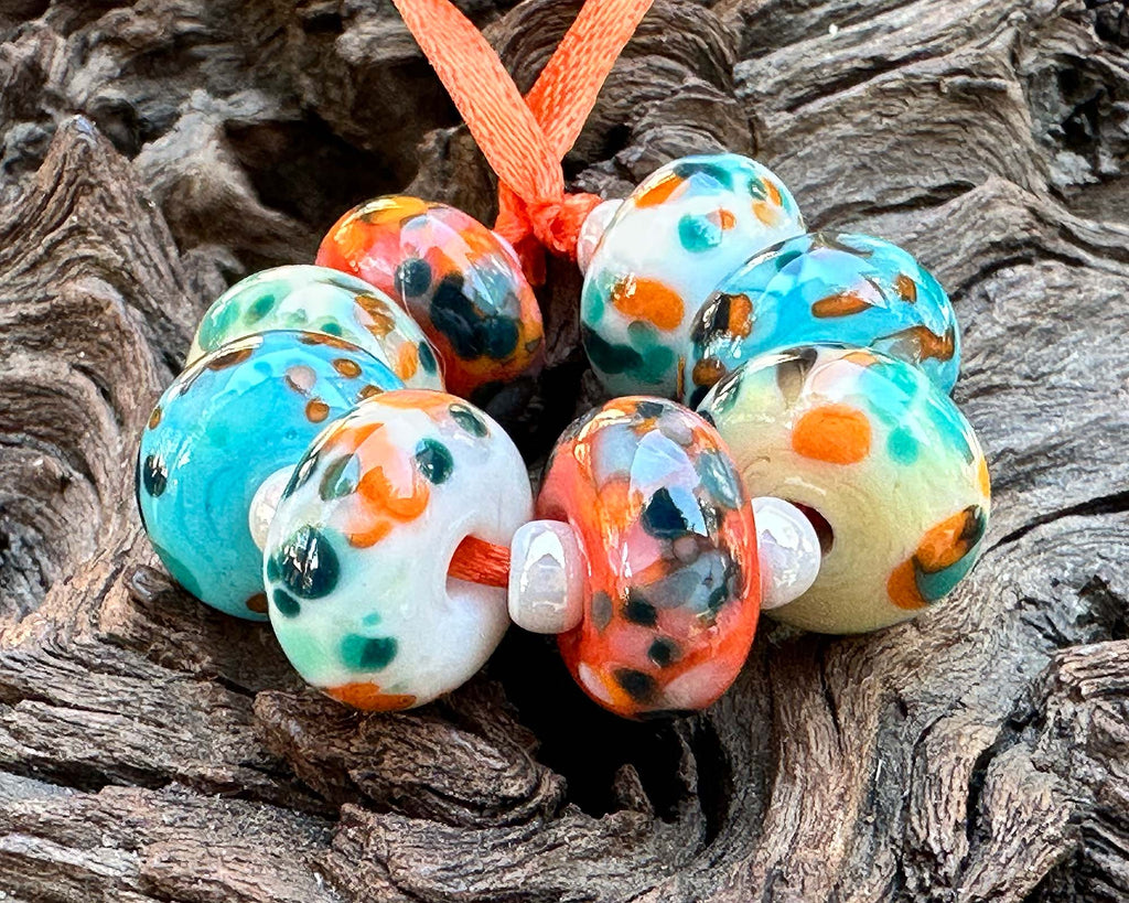 ophelia lampwork beads