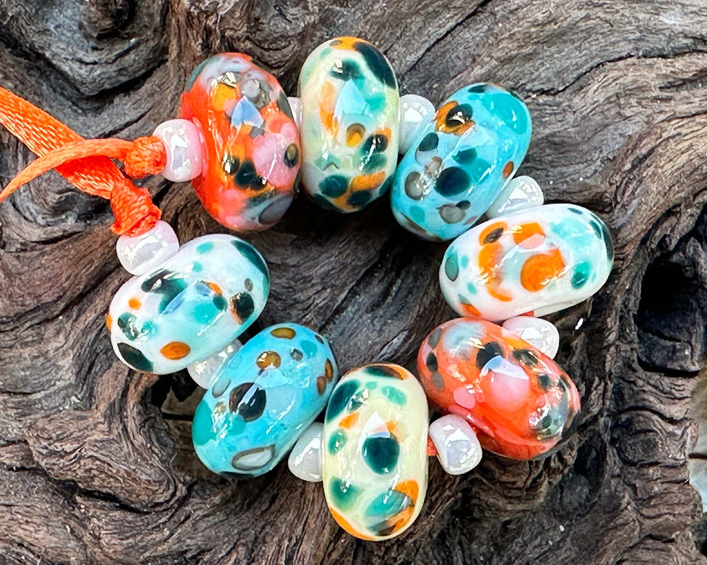 ophelia lampwork beads