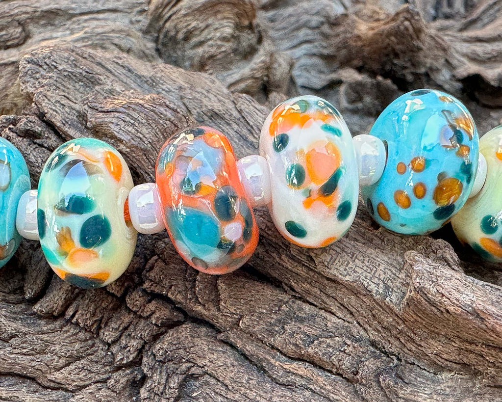 ophelia lampwork beads