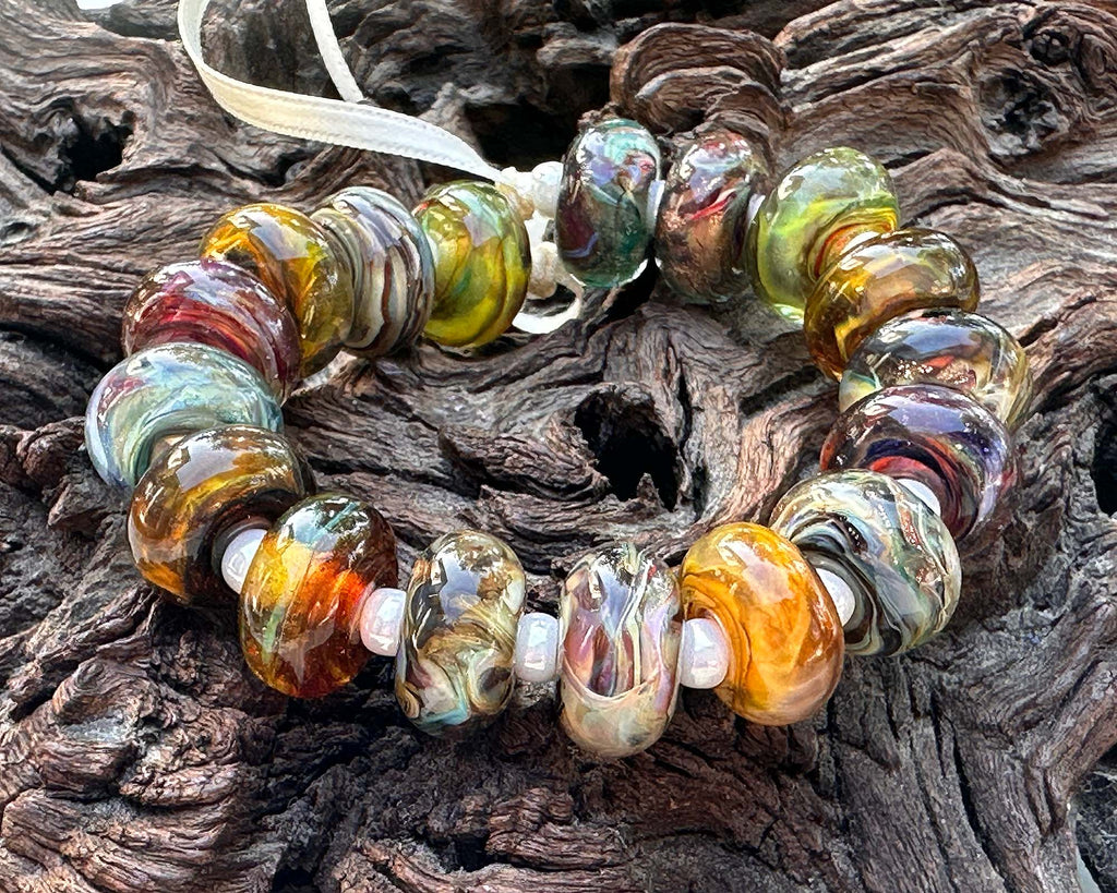 Fall Lampwork Beads