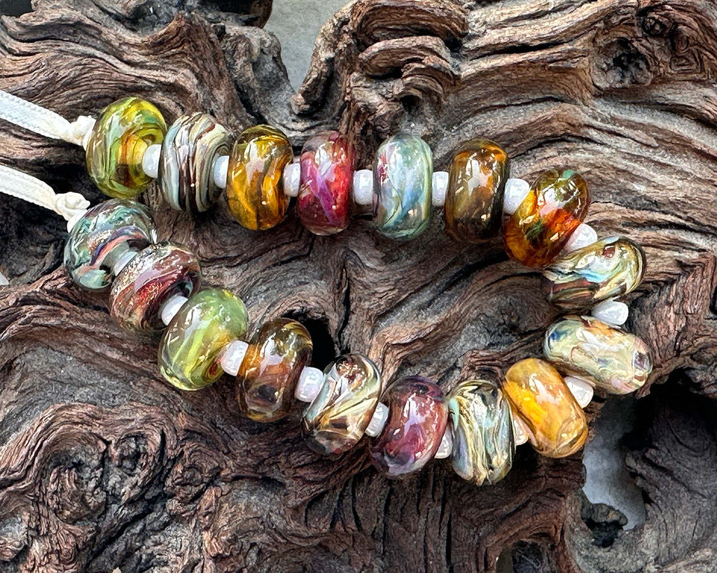 Fall Lampwork Beads