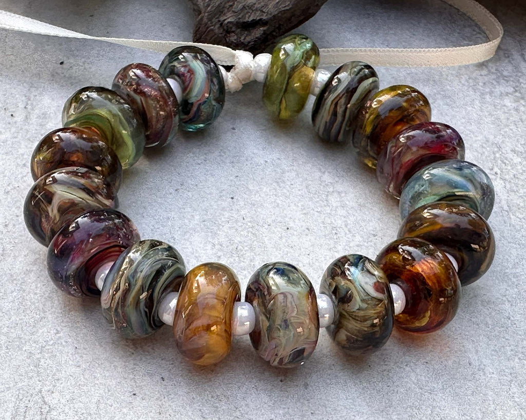 Fall Lampwork Beads