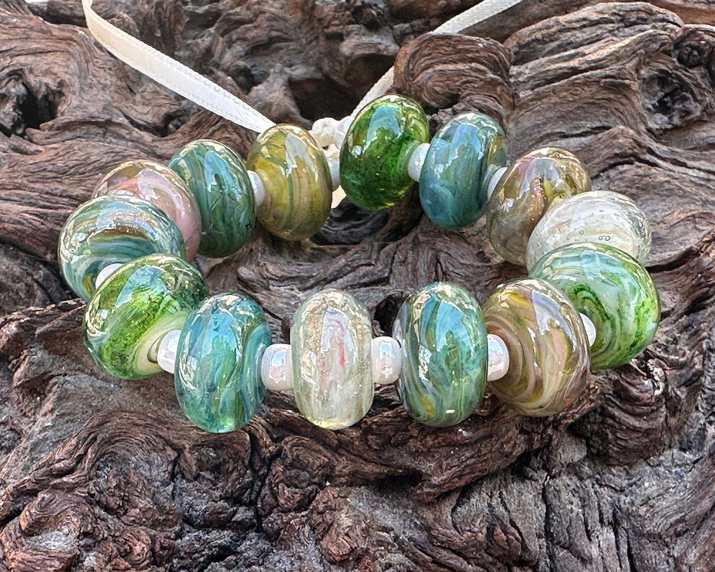 neutral lampwork beads