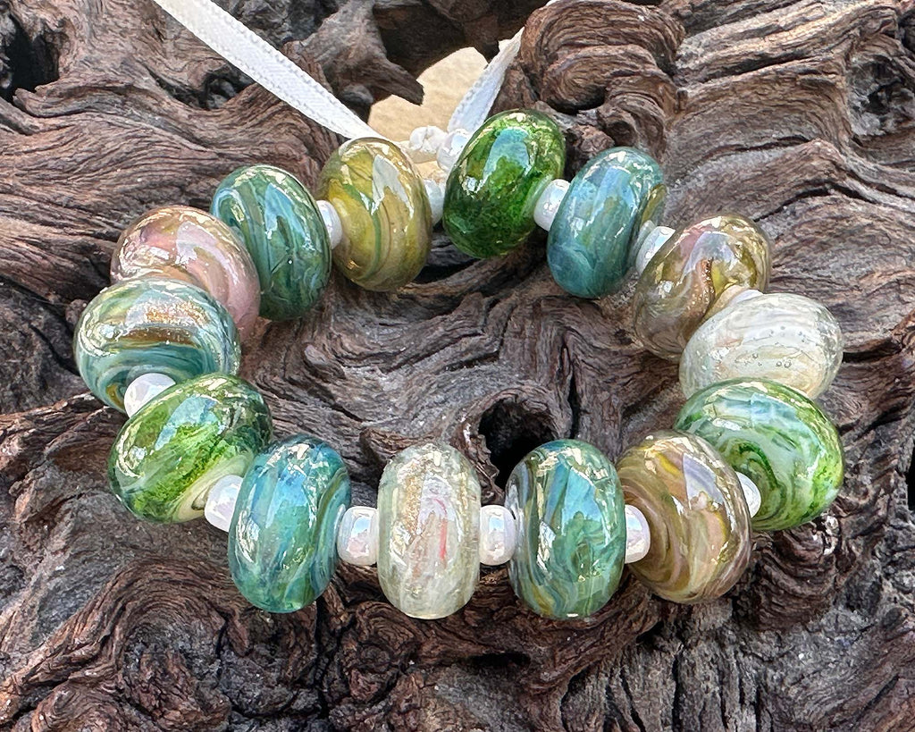 neutral lampwork beads