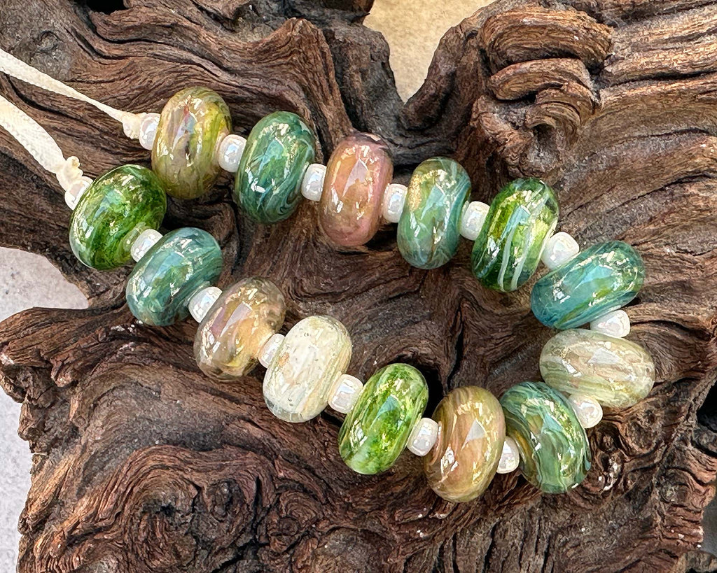 neutral lampwork beads