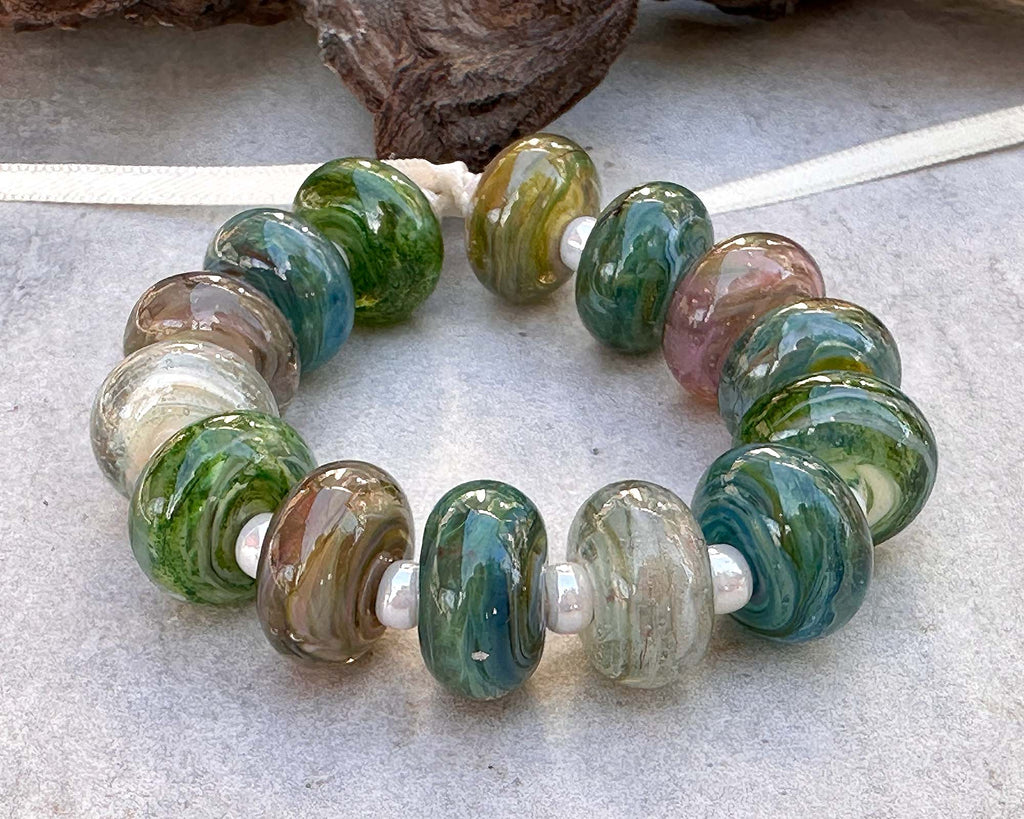 neutral lampwork beads