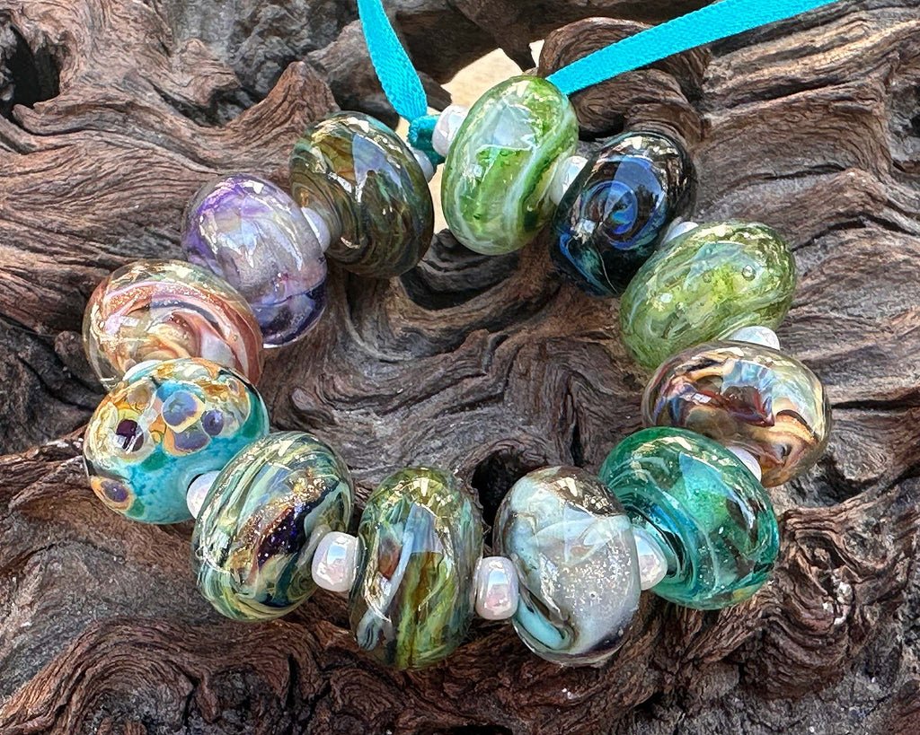 orphan lampwork bead