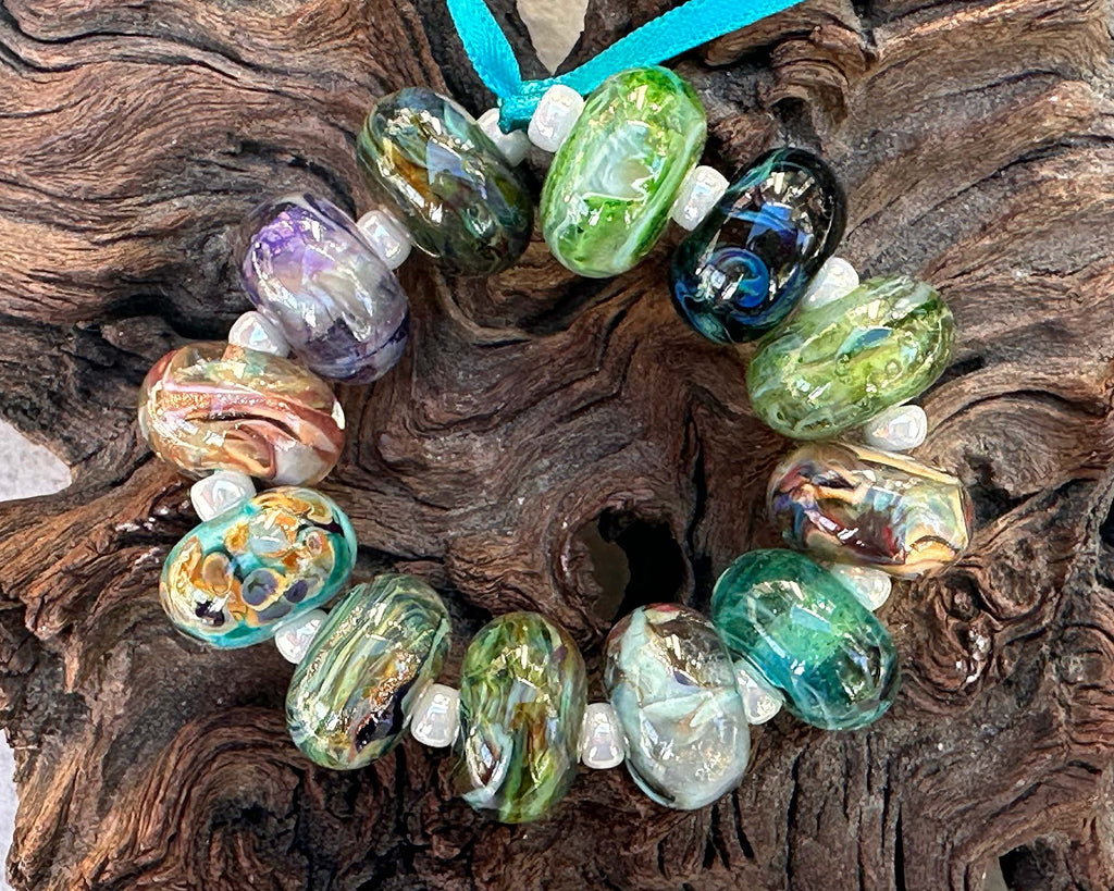 orphan lampwork bead